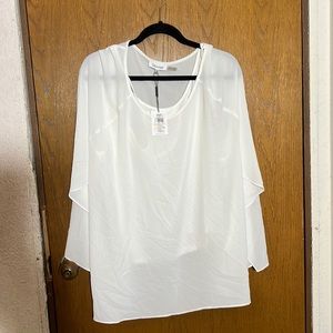 Calvin Klein blouse size 2X, it has a matching tank underneath